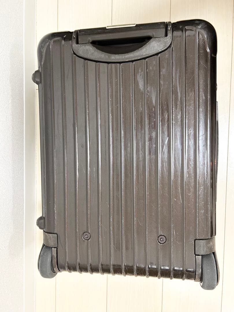 リモワ 焦茶色 小型キャリーケース 機内持ち込み