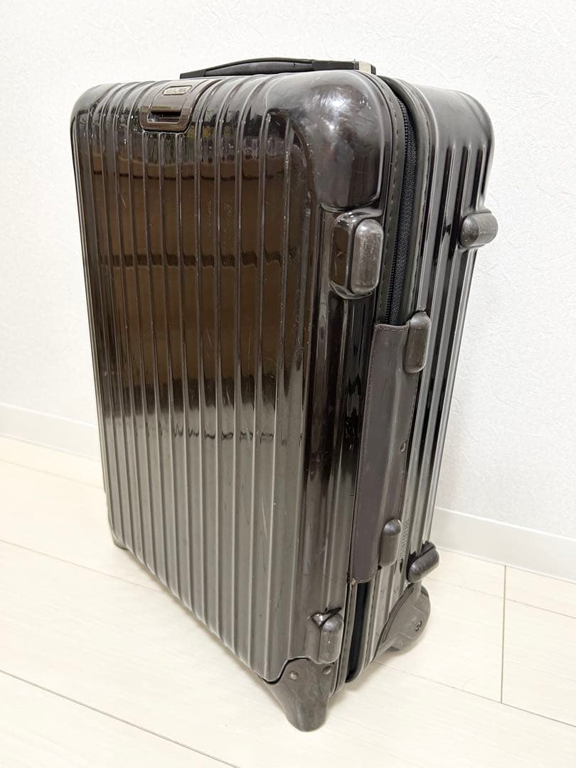 リモワ 焦茶色 小型キャリーケース 機内持ち込み
