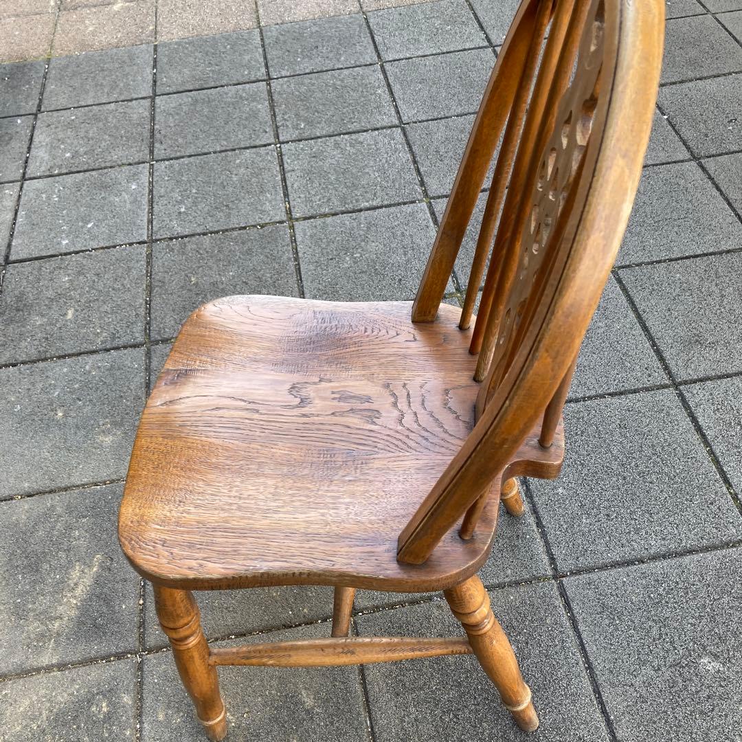 アンティークホイールバックチェア　英国