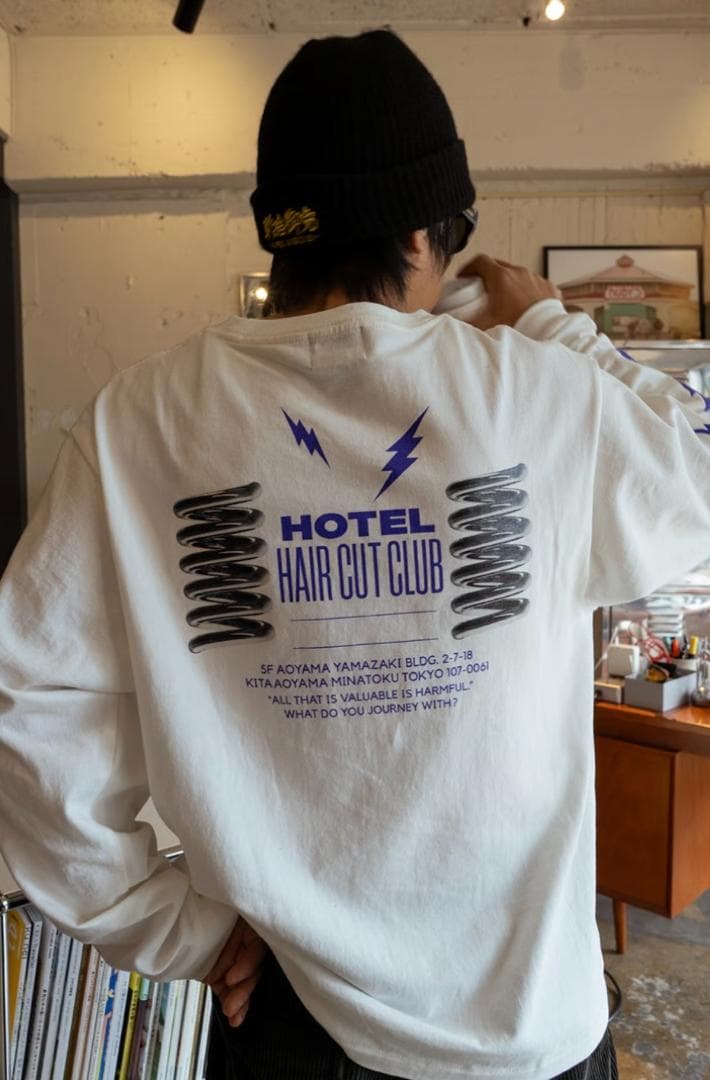 即日発送可　HOTELという名の美容室 2025 HOTEL long T