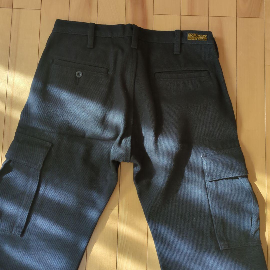 アイアンハート ダブルニーサージカーゴパンツ23oz ヘビーウェイト