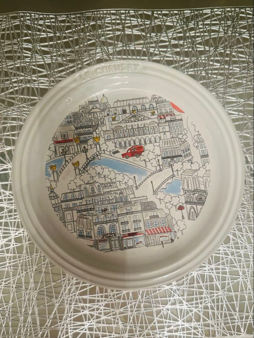 ル・クルーゼ　ラウンド・プレート LC 19cm（4枚入り）パリ