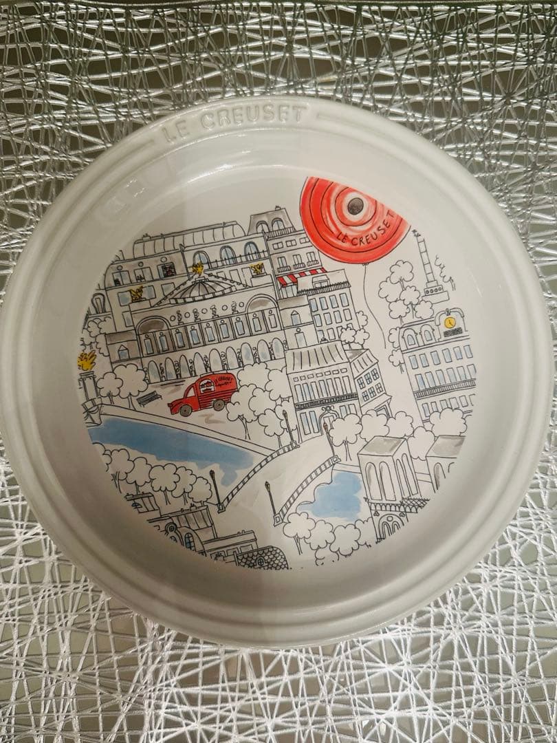 ル・クルーゼ　ラウンド・プレート LC 19cm（4枚入り）パリ