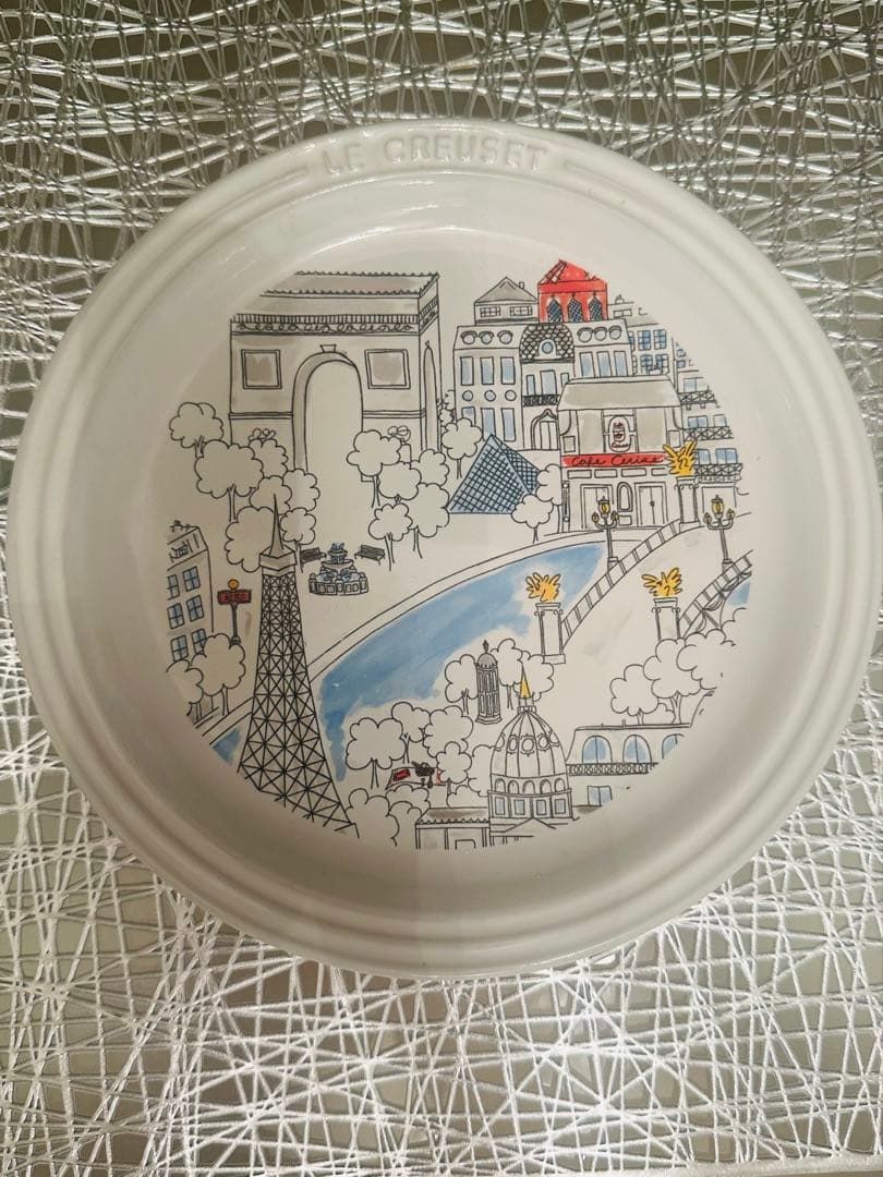 ル・クルーゼ　ラウンド・プレート LC 19cm（4枚入り）パリ