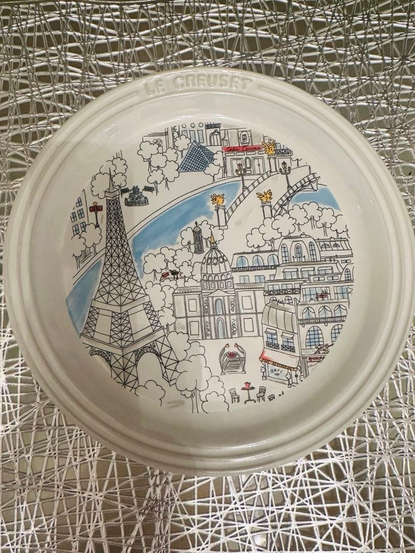 ル・クルーゼ　ラウンド・プレート LC 19cm（4枚入り）パリ