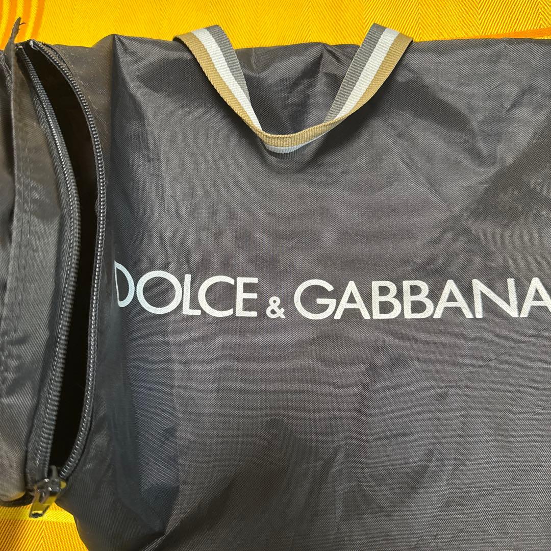 DOLCE & GABBANA ブラックトングサンダル 収納バッグ付き