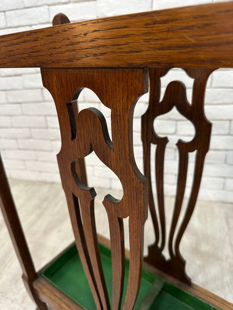 ⭐️【ディー】イギリス　アンティーク　傘立て　スタンド　オーク材　希少