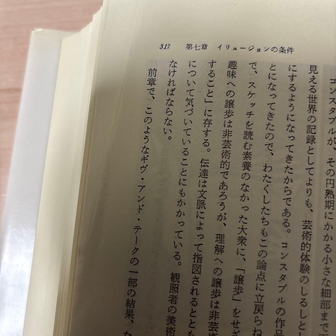 『芸術と幻影』E. H. ゴンブリッチ(美術名著選書 22)