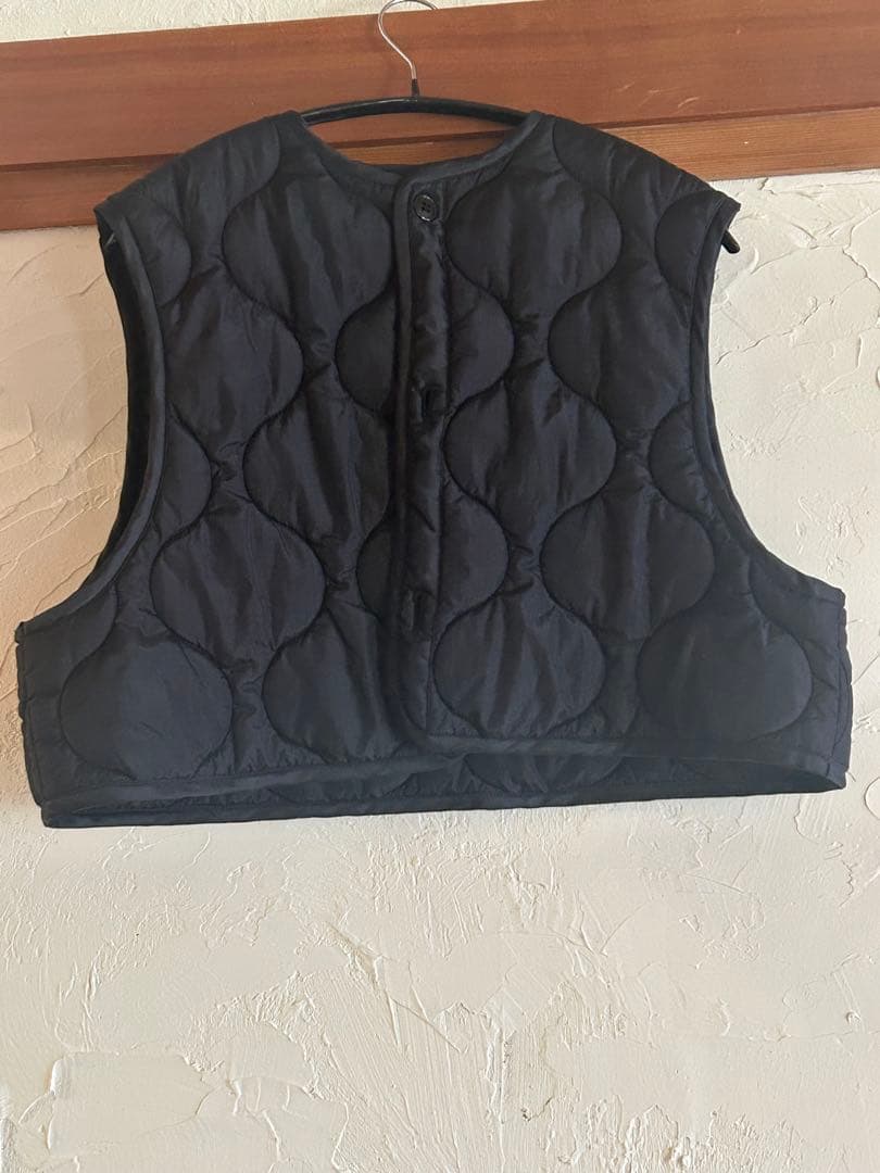 HIKEキルティングベスト ブラック