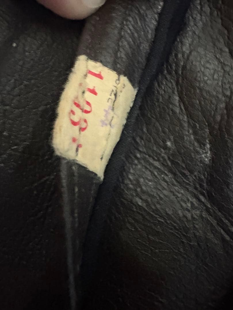 ね*こ様 70s US NAVY G-1 フライトジャケット実物レザージャケット