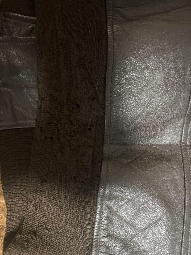 ね*こ様 70s US NAVY G-1 フライトジャケット実物レザージャケット