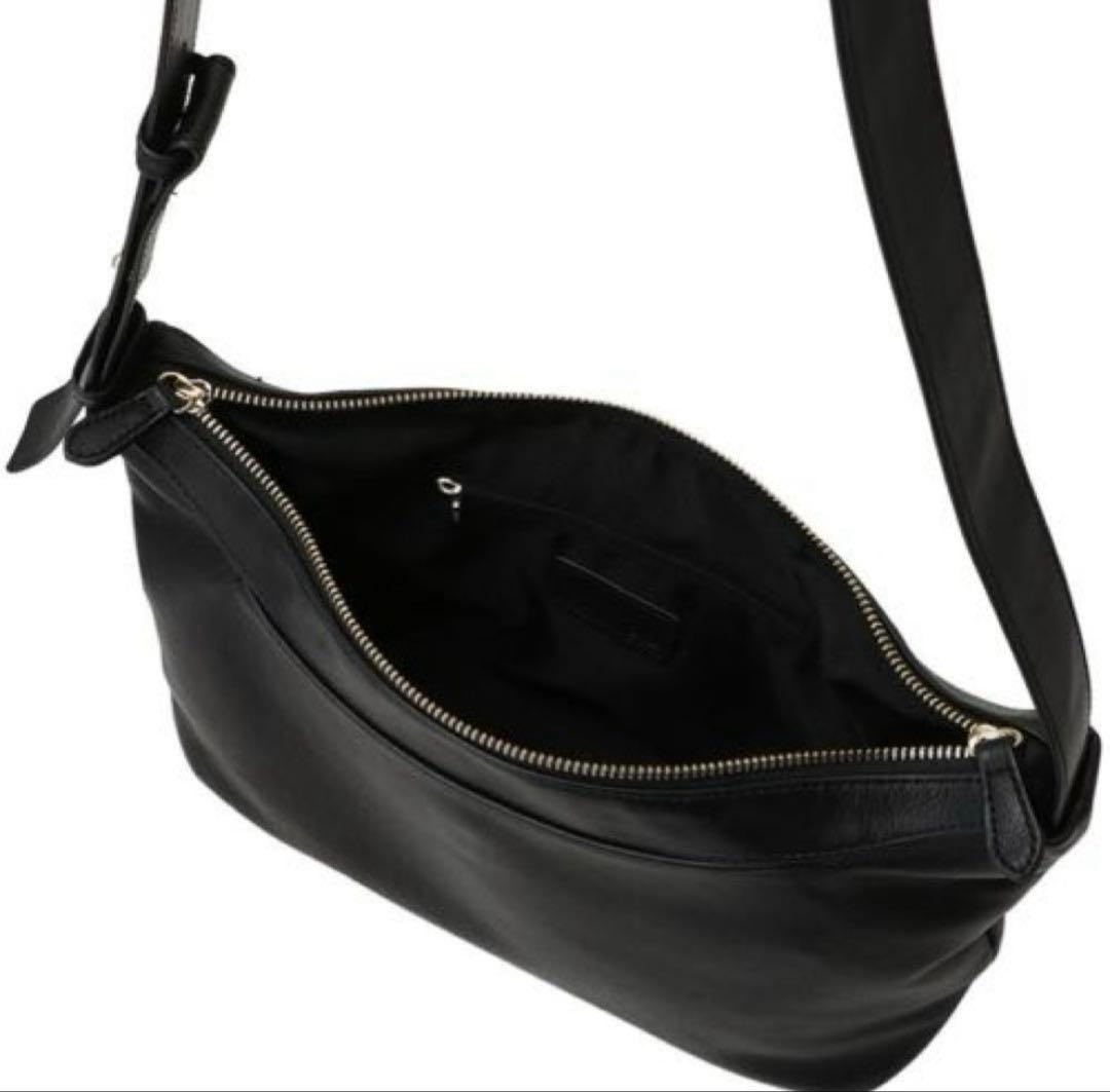 ガリャルダガランテ 撥水レザー クロスボディバッグ 牛革ショルダー本革