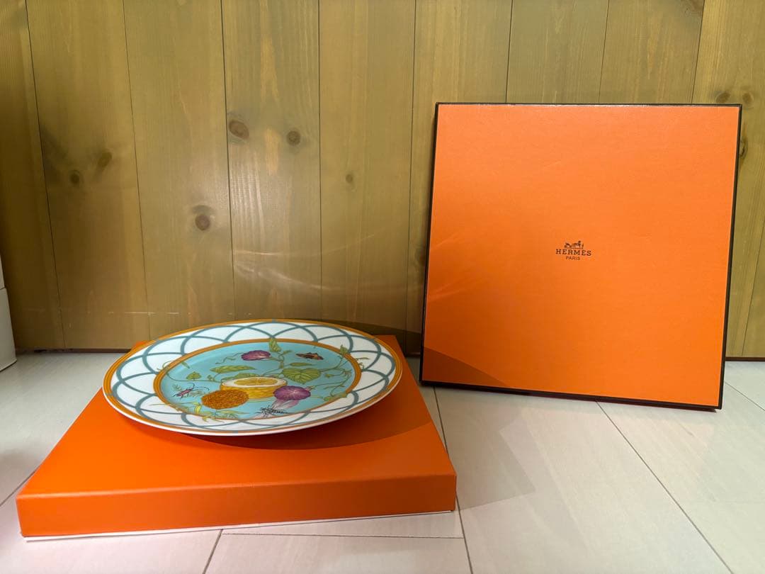 【新品・未使用】HERMES エルメス シエスタ 22.5cmプレート想定
