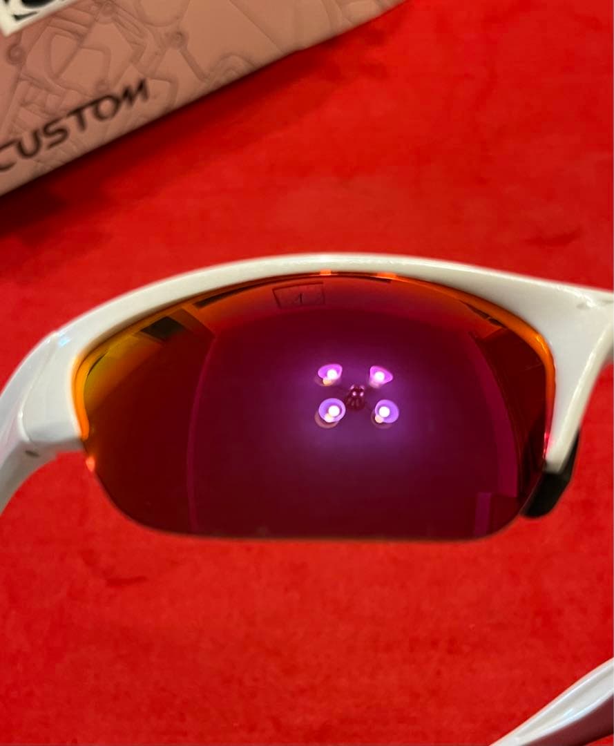 オークリー　カスタムサングラス　レディース　偏光　ハーフジャケット