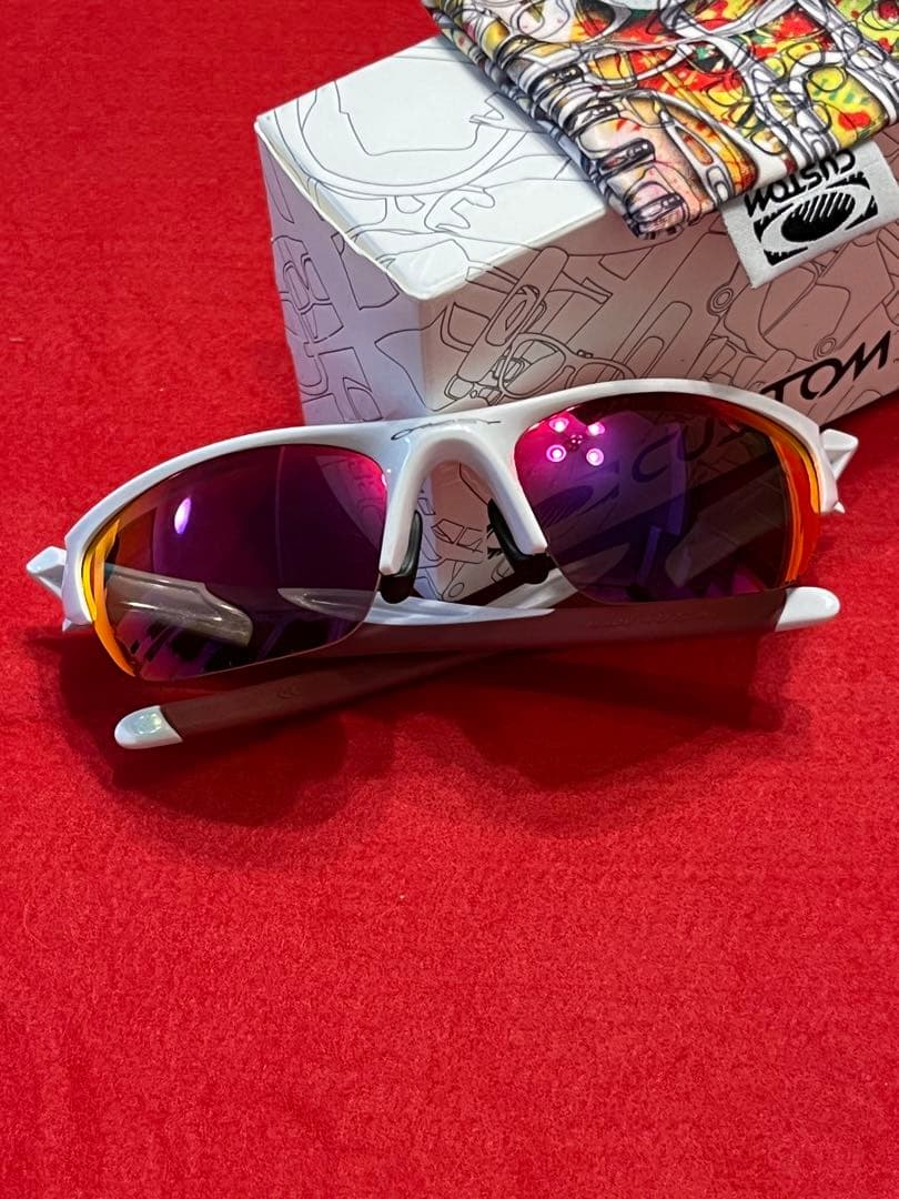 オークリー　カスタムサングラス　レディース　偏光　ハーフジャケット