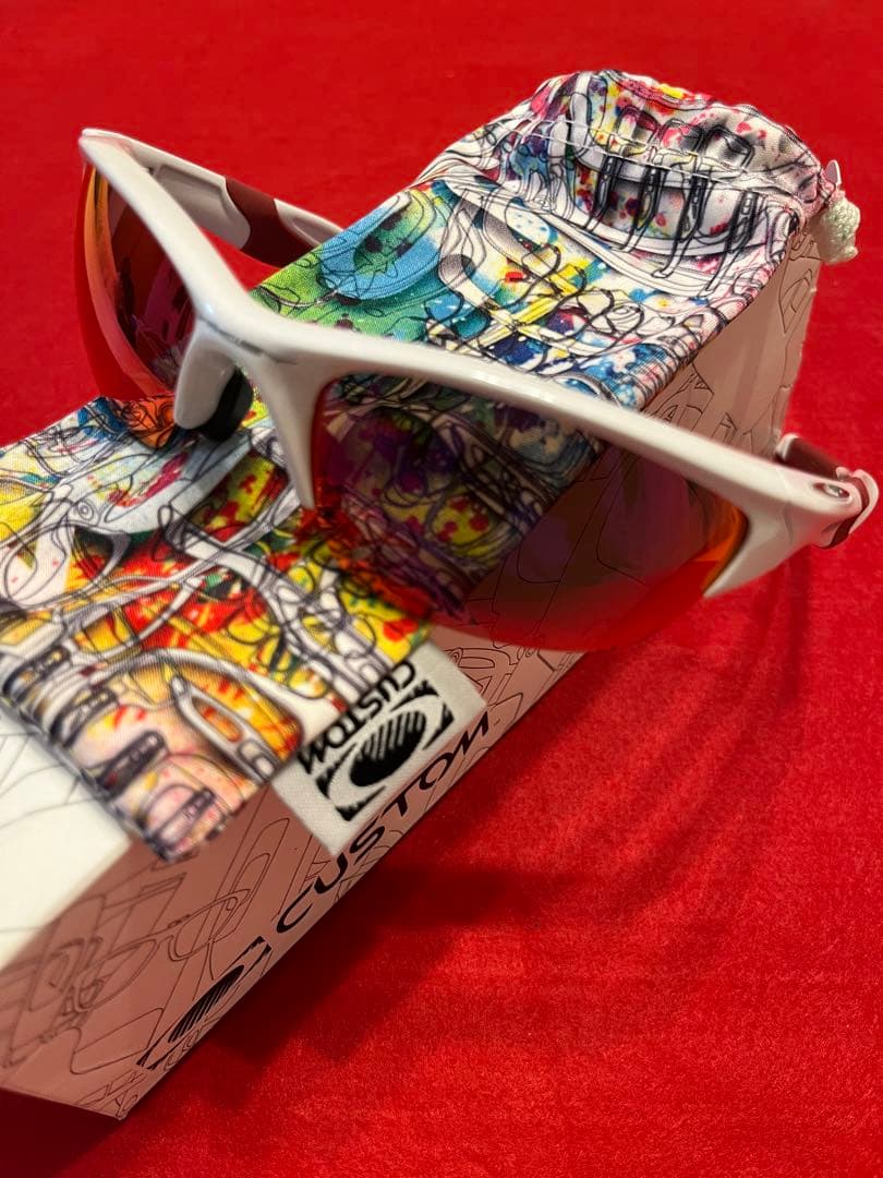 オークリー　カスタムサングラス　レディース　偏光　ハーフジャケット