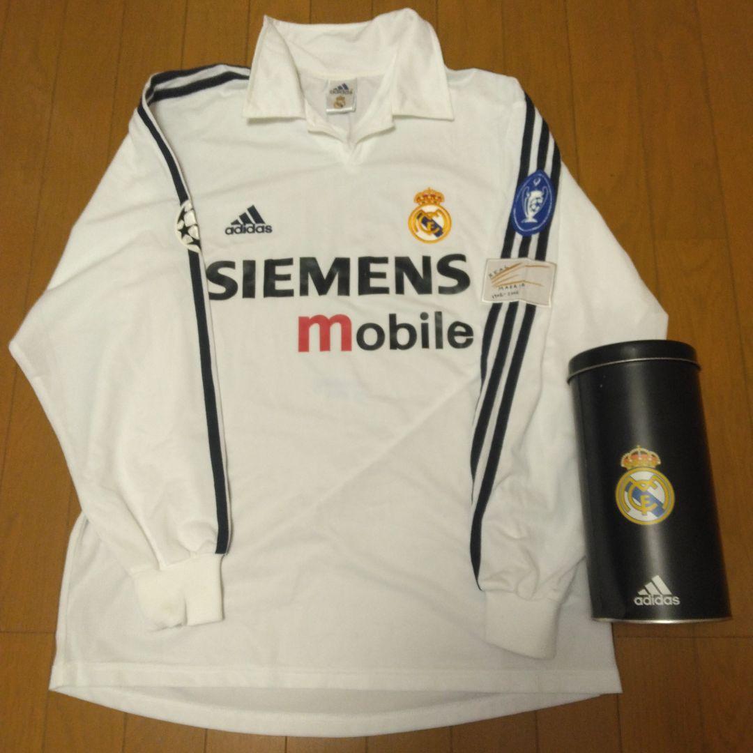 【缶付】レアル・マドリード 02-03 ユニフォーム 長袖