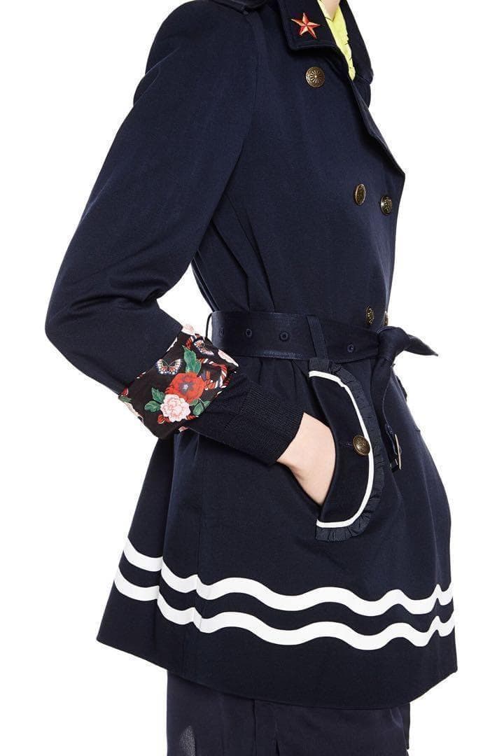 【未使用タグ付き！】Desigualデシグアル トレンチコート　XXLサイズ