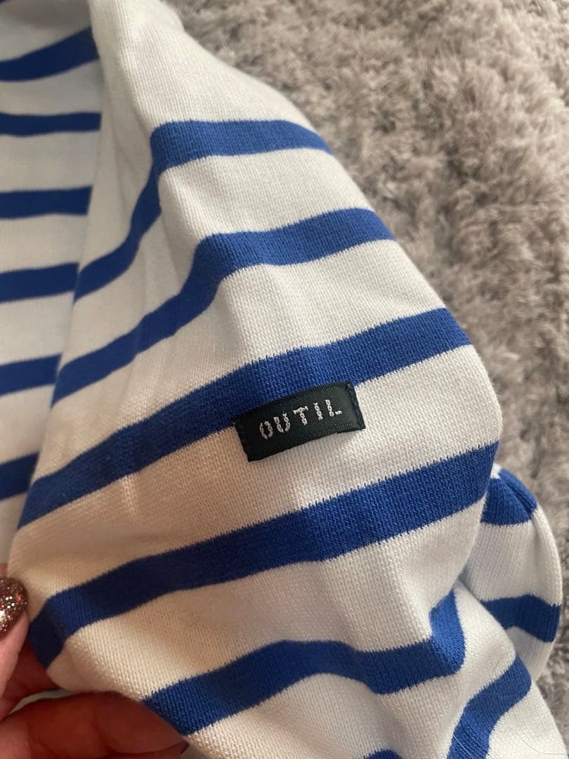 バスクシャツ outilボーダー　サイズ1