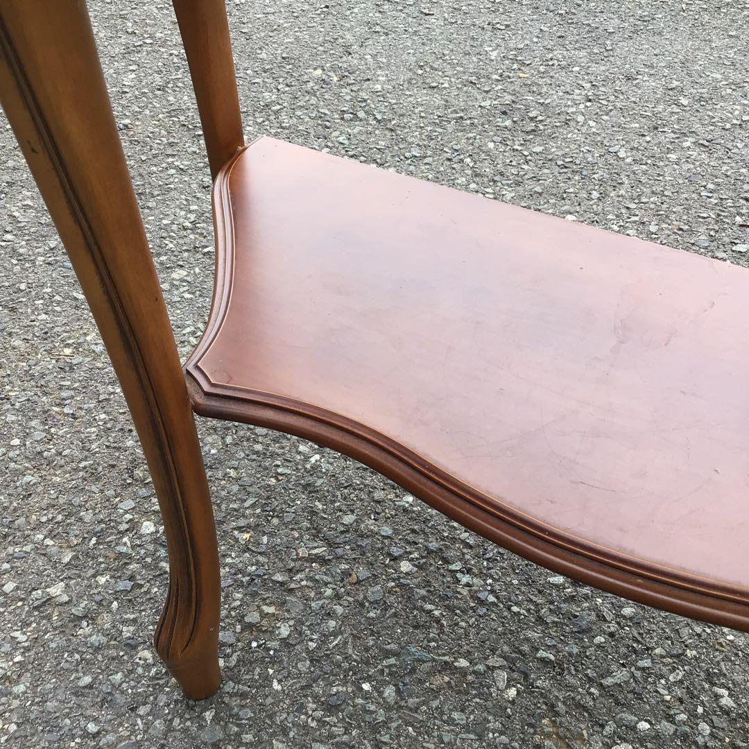 大理石天板の西洋家具テーブル　コンソール テーブル 花台 アンティーク