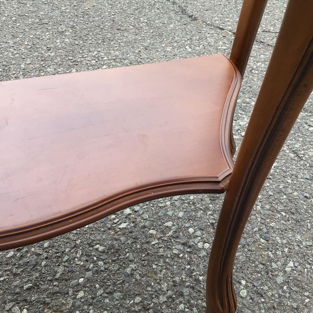 大理石天板の西洋家具テーブル　コンソール テーブル 花台 アンティーク