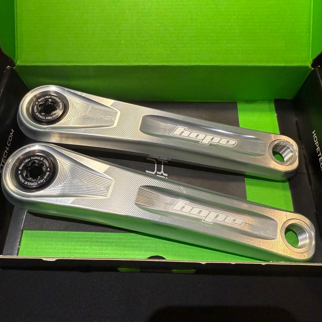 新品未使用品hope クランクアームセット165mm