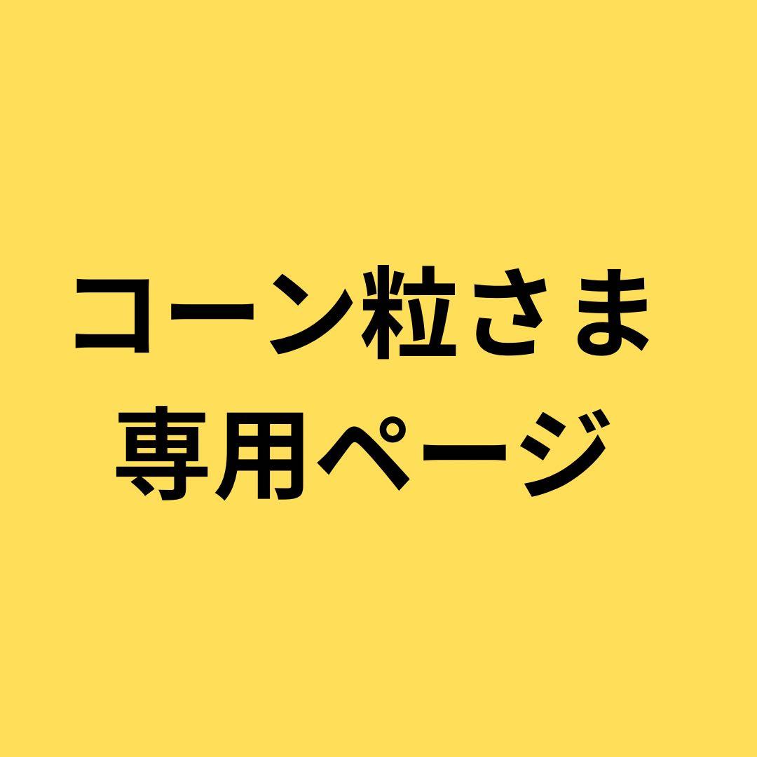 コーン粒さま専用ページ