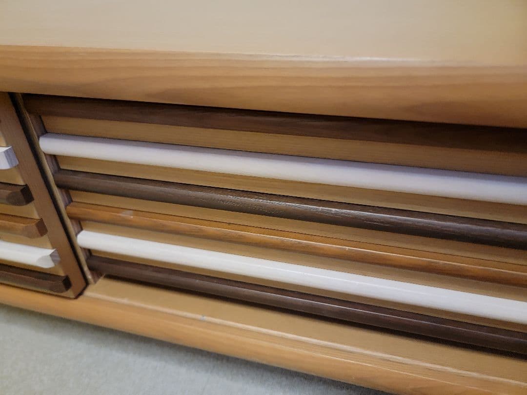 ナチュラルウッド　引き出し　テレビ台