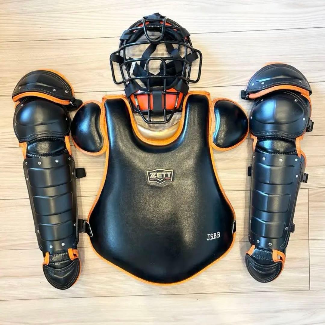 【未使用】ゼット キャッチャー 軟式 防具 3点セット ZETT 小林誠司モデル