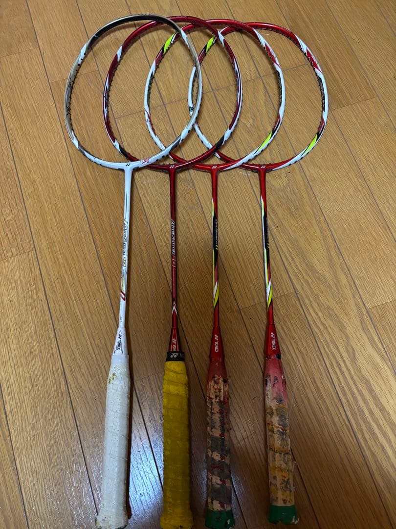 「RT-175893専用」バドミントンラケット 4本セット　ジャンク品