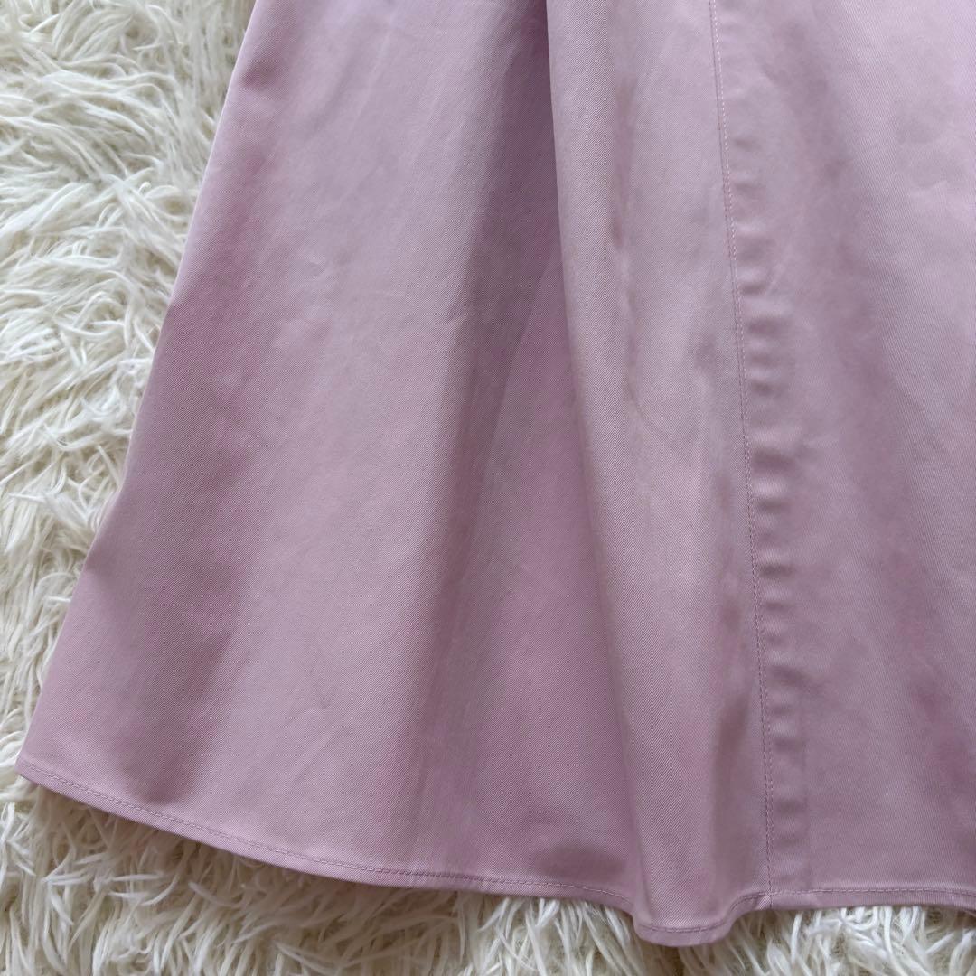 【美品】2025年　ドレスライクリボンコート　エムズグレイシー　ピンク　38