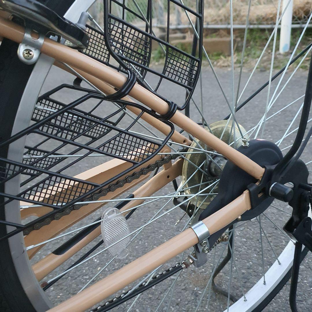 ママチャリ シティサイクル 前面バスケット付き