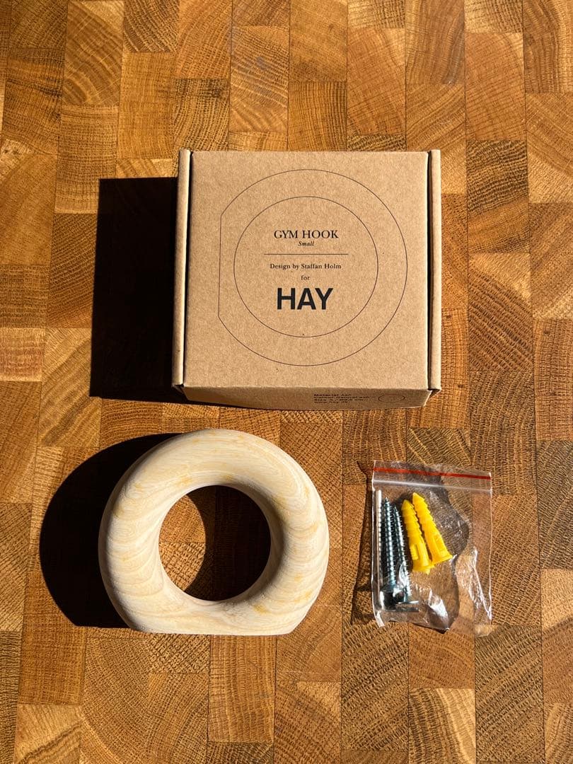 貴重廃盤　HAY GYM HOOK Sサイズ　ナチュラルアッシュ