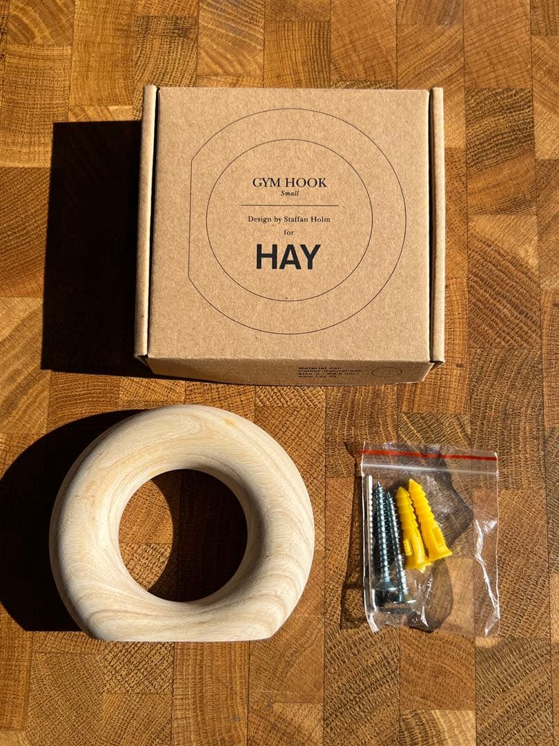 貴重廃盤　HAY GYM HOOK Sサイズ　ナチュラルアッシュ