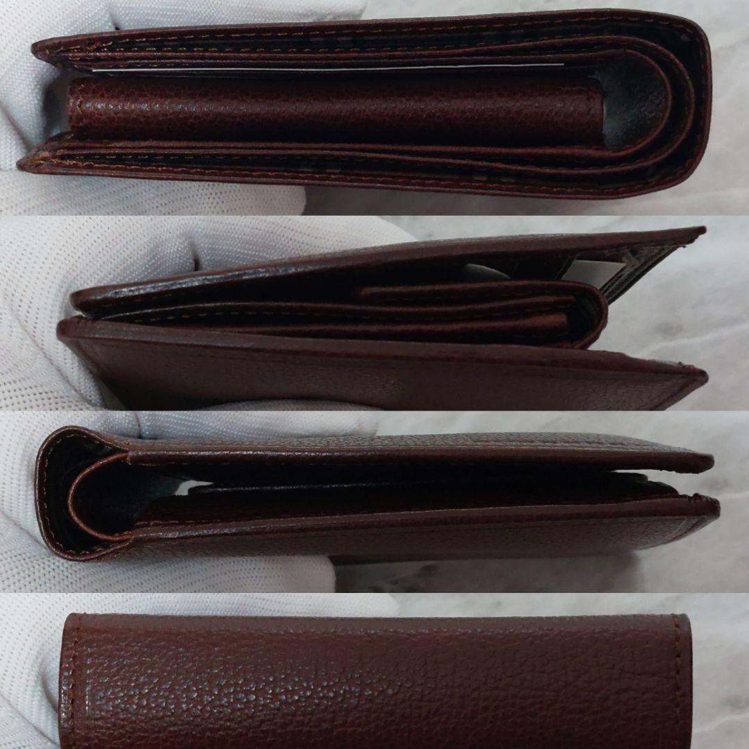 BURBERRY　バーバリー　折財布　ノバチェック　本革　ブラウン