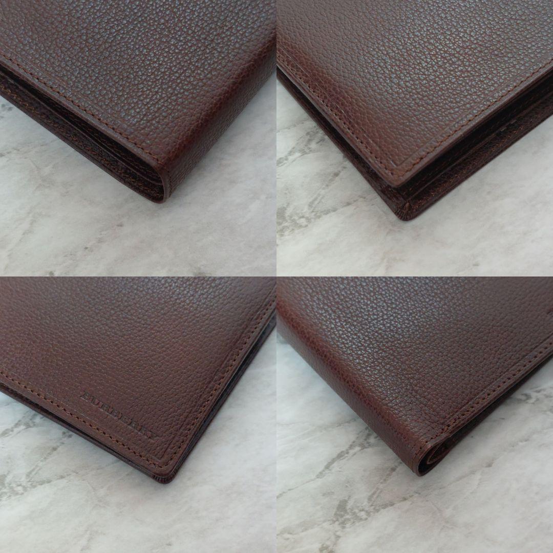 BURBERRY　バーバリー　折財布　ノバチェック　本革　ブラウン