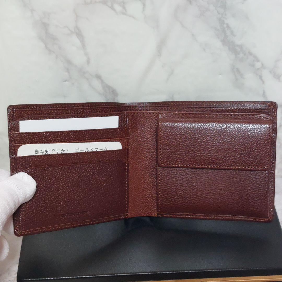 BURBERRY　バーバリー　折財布　ノバチェック　本革　ブラウン