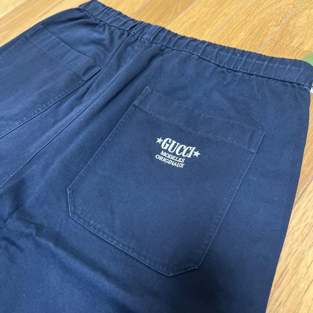 【国内正規品、未使用】GUCCI ネイビー ショートパンツ 48サイズ