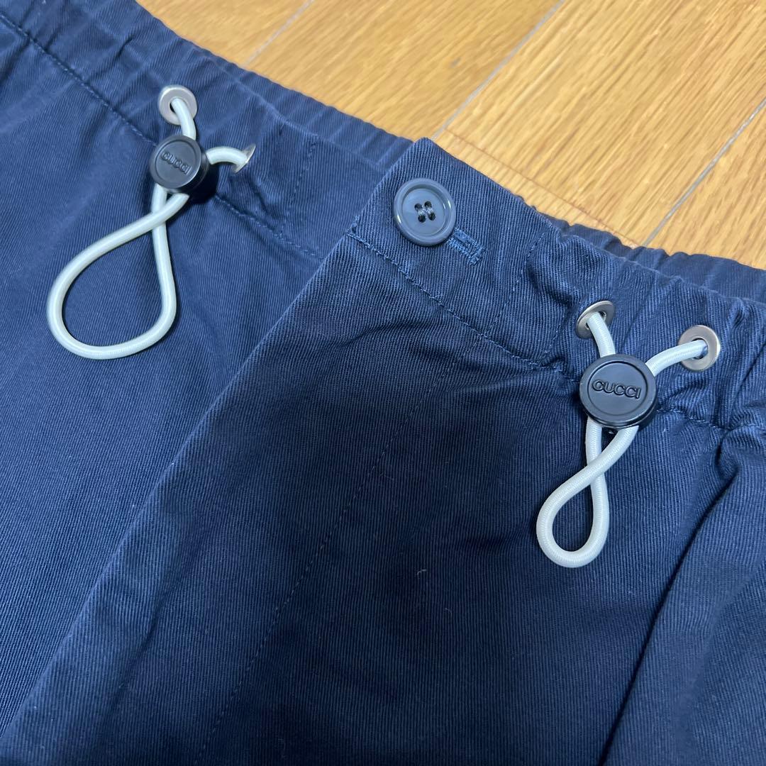 【国内正規品、未使用】GUCCI ネイビー ショートパンツ 48サイズ