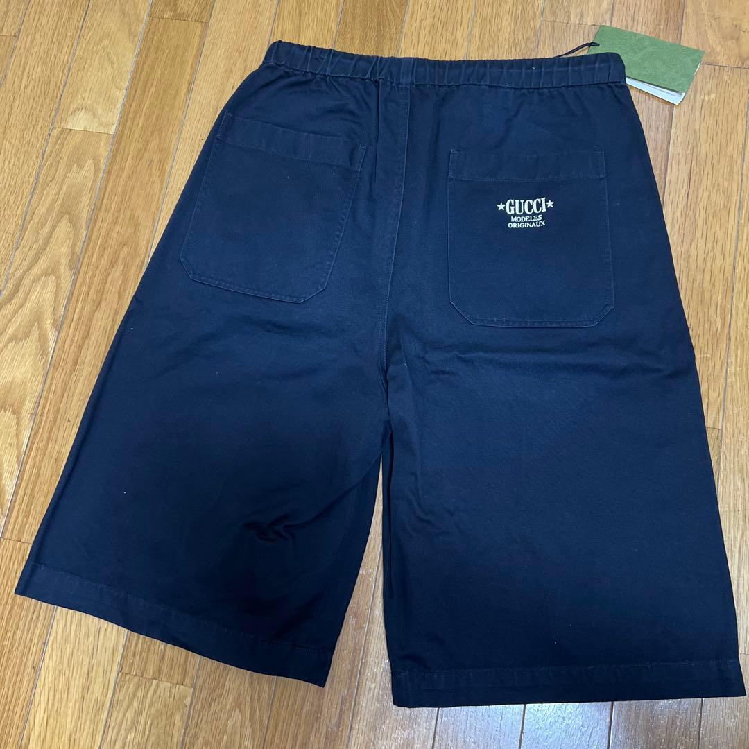 【国内正規品、未使用】GUCCI ネイビー ショートパンツ 48サイズ