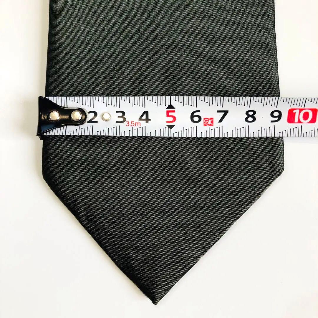 GUCCI ネクタイ グリーン無地