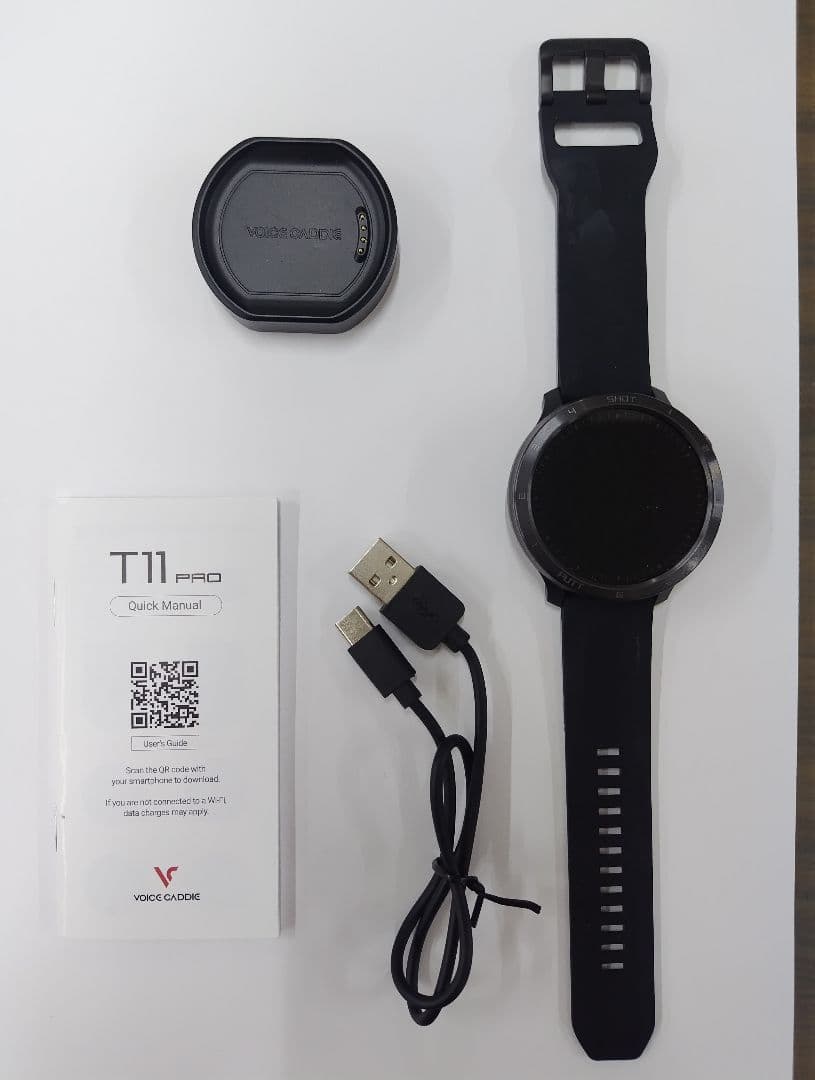 ボイスキャディ T11 Pro GPSスマートウォッチ ブラック 即購入可能