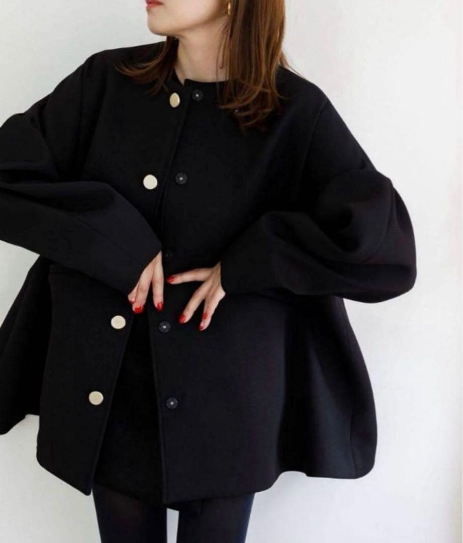 LIten Bonding tent coat ブラック