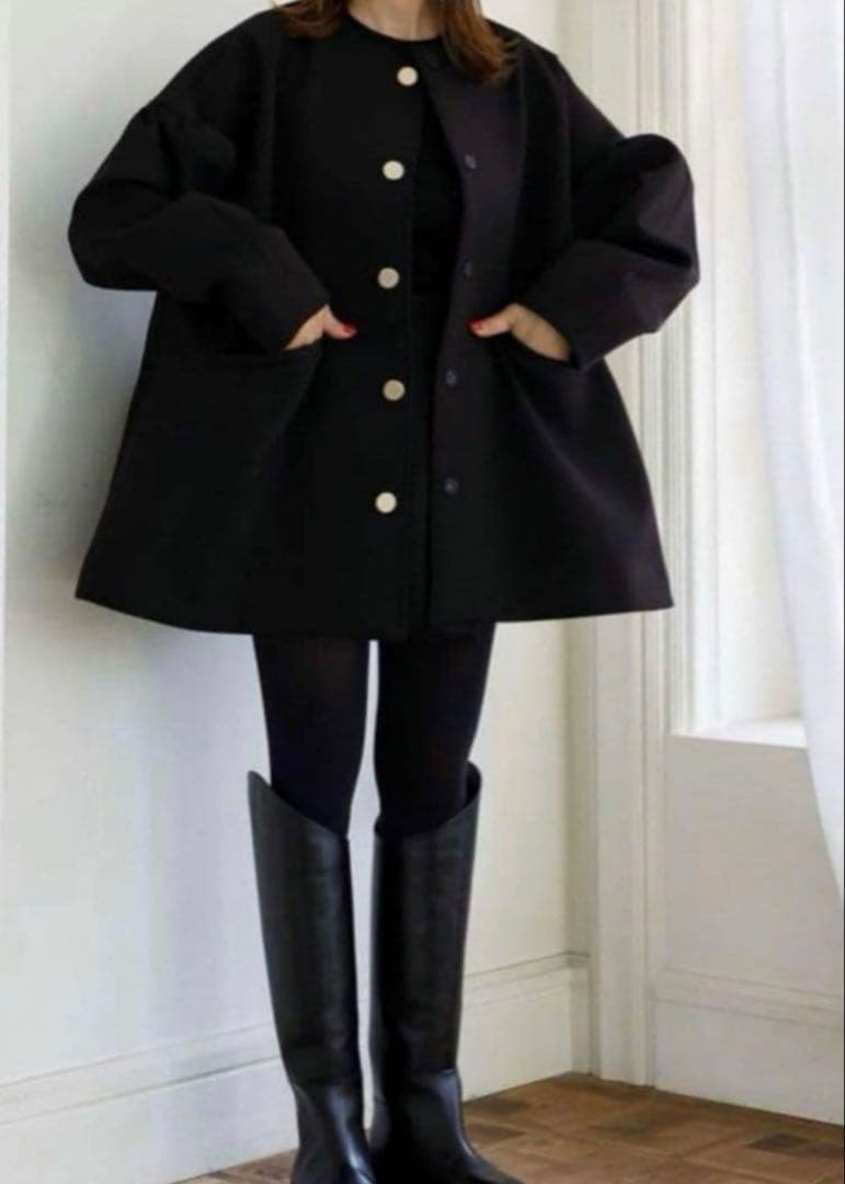 LIten Bonding tent coat ブラック