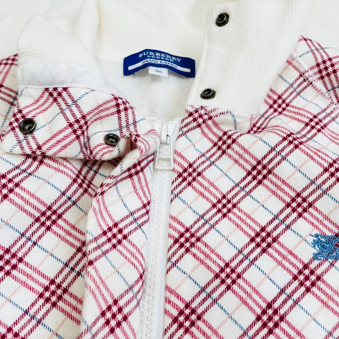 y2k BURBERRY BLUE LABEL チェック トラックジャケット