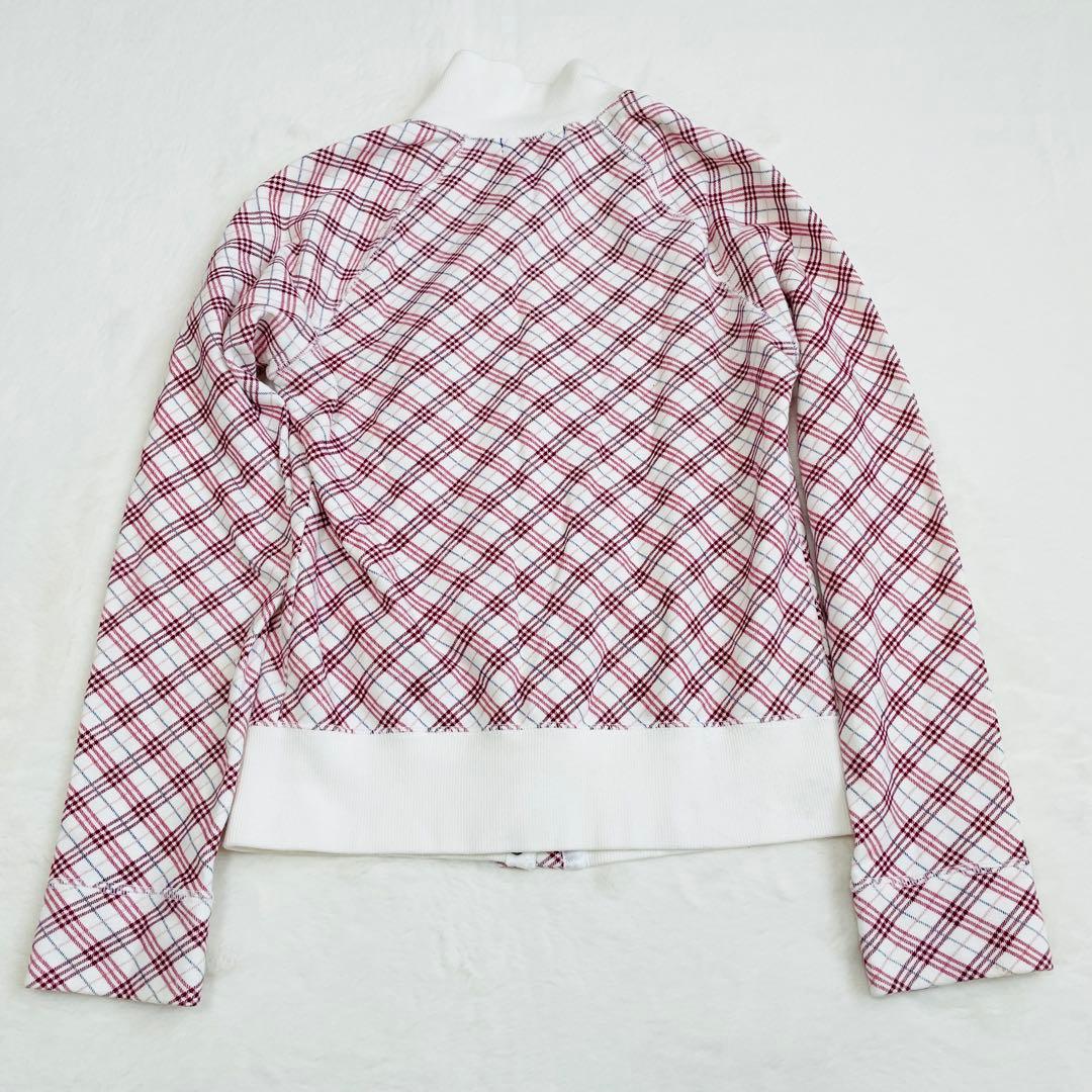 y2k BURBERRY BLUE LABEL チェック トラックジャケット