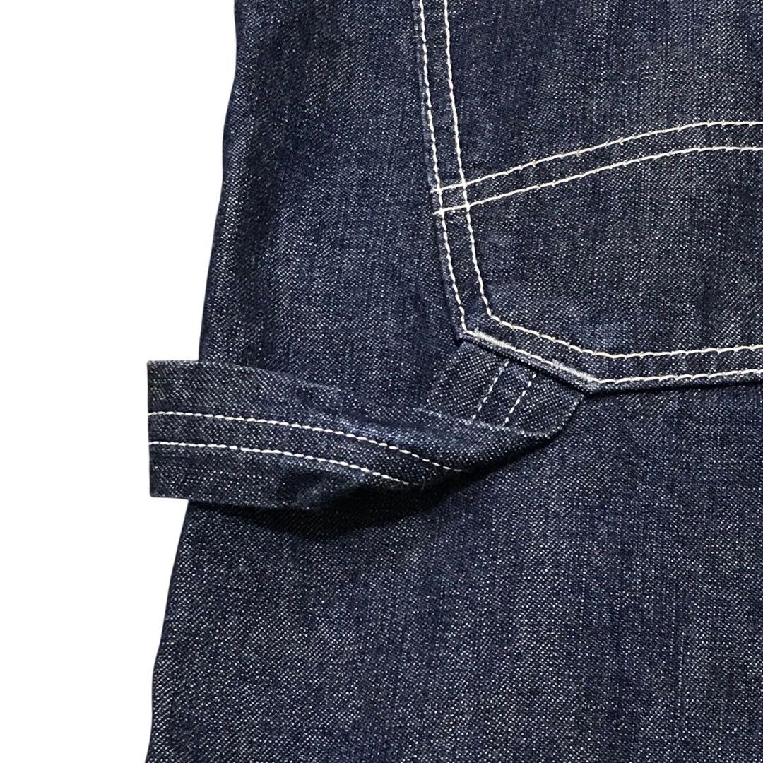 美品　桃太郎ジーンズ　ダイヤキルト　ハーフショートペインタージーンズ　デニム