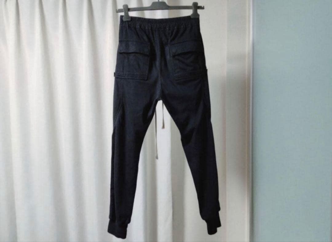 リックオウエンス　ブラック ジッパーポケット付きパンツ　廃盤品定価１５万