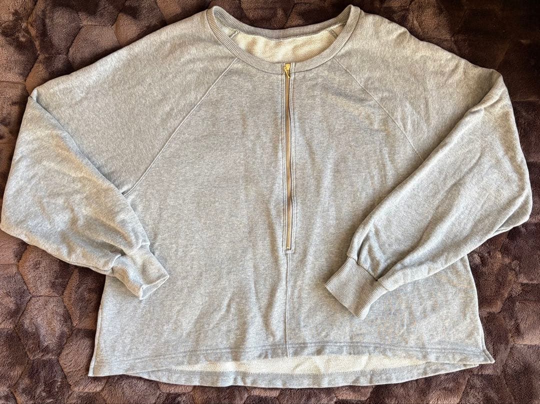 RIVE DROITE リヴドロワ　ハーフZIPスエット