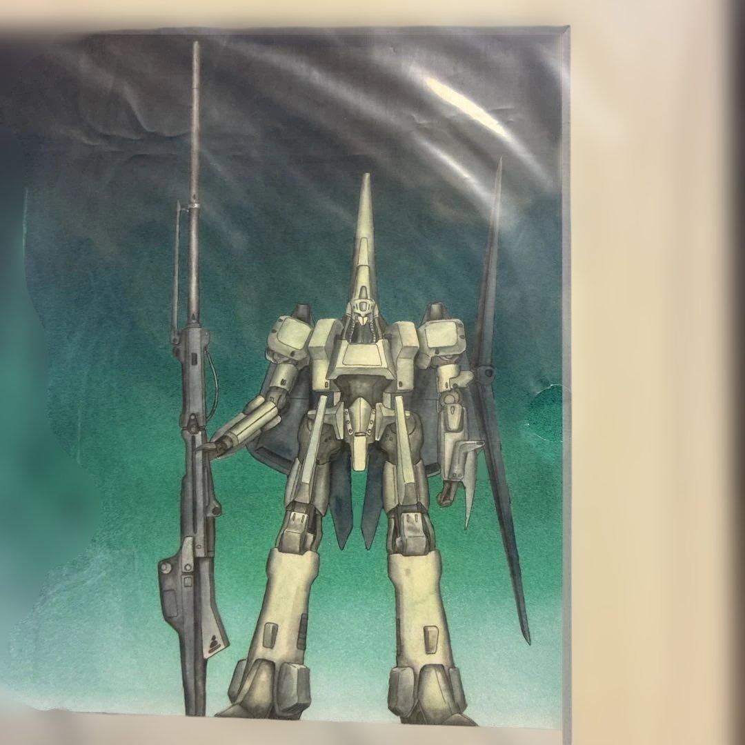 永野護 重戦機エルガイム 複製原画 [日本サンライズカレンダー1985年度版]